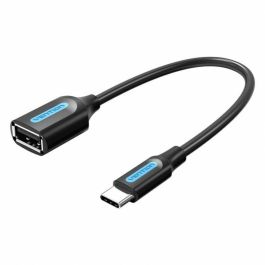 Cable USB Vention Negro 15 cm