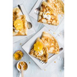 Algon Set de 12 Platos Cuadrados de Plástico Premium 18 cm (24 Unidades)