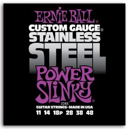 ERNIEBALL Cuerdas de Guitarra Eléctrica Slinky Power 11-48 de Acero Inoxidable Precio: 8.79000023. SKU: B15R4XG8RZ