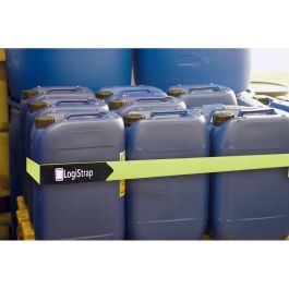 Correa logistrap, amarilla, pack 2 unidades, 50mm x 4m Correa logistrap, amarilla, pack 2 unidades, 50mm x 4m