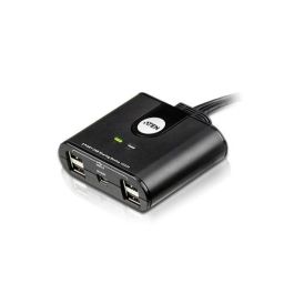 Aten Dispositivo USB Compartido 2 Puertos - Conmutador KVM para 2 PCs y 4 Periféricos USB con Selector Remoto Precio: 24.50000014. SKU: B12HZEJMLC
