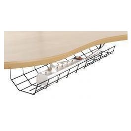 Forming Function Ränna Bandeja para Cables, Negro - Organizador de Cables Funcional Bajo Escritorio