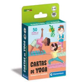 Clementoni Juego de Cartas de Yoga para Niños +5 Años, Juego de Imitación de Posturas para Familiares y Amigos