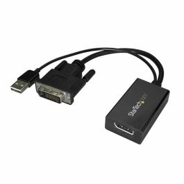 Adaptador DisplayPort a DVI Startech DVI2DP2 Negro