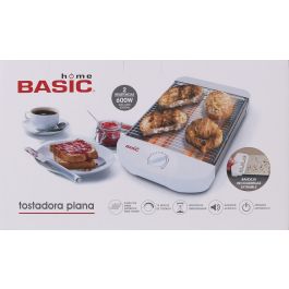 Basic Home Tostadora Plana 560W, 36x26x9.3 cm (4 Unidades)