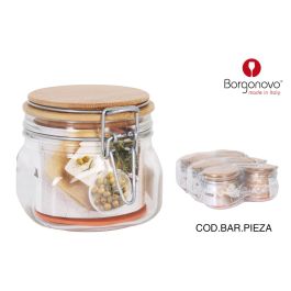 Borgonovo Tarro Hermético Primizie 500 cc con Tapa de Bambú (6 Unidades) Precio: 23.89999986. SKU: S2207809