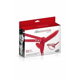 Consolador con arnés Fetish Tentation Rojo 155 cm