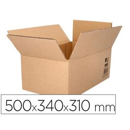 Caja Para Embalar Q-Connect Americana Ultrarresistente Carton Reciclado Canal Doble 7 mm Color Kraft 500x340x310 mm 15 unidades Precio: 48.50000045. SKU: B18RRDE2P8