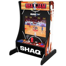 Arcade1Up Consola Retro Sobremesa NBA Jam, NBA Jam Tournament Edition, NBA Jam Hang Time, Pantalla LCD 17 Pulgadas