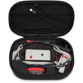 Black Diamond Distance 1500 Linterna Frontal Recargable USB 1500 Lúmenes IP67, Color Gris/Rojo