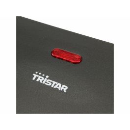 Tristar GR-2650 Parrilla Eléctrica Contacto 700W con Tapa Flotante y Antiadherente para Paninis, Carnes y Verduras 22.5x14 cm