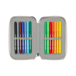 Portatodo F.C. Barcelona Azul marino 12.5 x 19.5 x 4 cm 29 Piezas