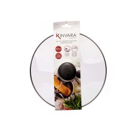 Tapa Cristal Filo Plata 24 Cm Kinvara (12 Unidades) Tapa Cristal Filo Plata 24 Cm Kinvara (12 Unidades)