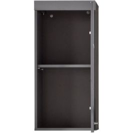 Mueble de baño alto AMANDA - 1 puerta - Gris - TRENDTEAM Mueble de baño alto AMANDA - 1 puerta - Gris - TRENDTEAM