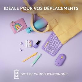 Logitech - teclado inalámbrico K380 - Lemonada de lavanda Logitech - teclado inalámbrico K380 - Lemonada de lavanda