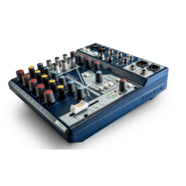 Soundcraft Notepad-8Fx Mesa de Mezclas e Interfaz de Audio USB con Preamplificadores Profesionales y Procesamiento Lexicon