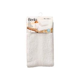 Berilo Toalla Lisa 90x150 cm Gris Claro 400 g/m² - Toalla de Baño (Set de 12)