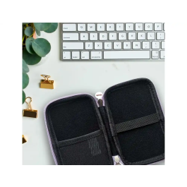 Wondee Funda Protectora para Disco Duro 2.5', Impermeable, Diseño Molang Daisy