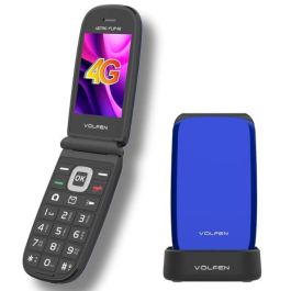 Volfen Telefono Movil Astro Flip 4 gr Pantalla XXL Tipo Choncha Azul Precio: 43.49999973. SKU: B138YQYAWH