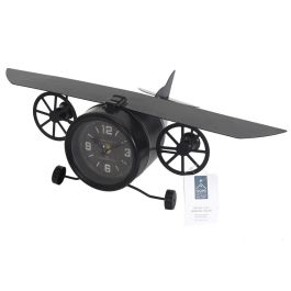 Home Deco Factory Reloj Sobremesa Avión Vintage Industriel Metal