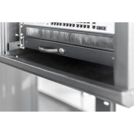 Digitus Cajón para Teclado 1U 19" para Armario Rack/Servidor, Negro, con Cerradura