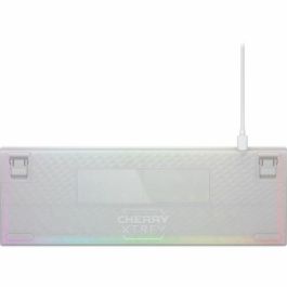 Cherry XTR1731630682427 Teclado Mecánico Compacto para Juegos, Formato 65%, Blanco