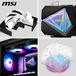 MSI MAG Coreliquid I240 Sistema de refrigeración líquida AIO Negro 12 cm
