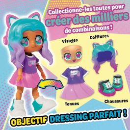 Bandai HEA26348 BAN3701405829490 - Muñeca Animakii Personalizable - Diseño Unicornio y Murciélago
