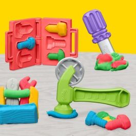 Play-Doh Banco De Herramientas F9141 Hasbro Con Martillo, Destornillador y Molde Para Niños +3 Años