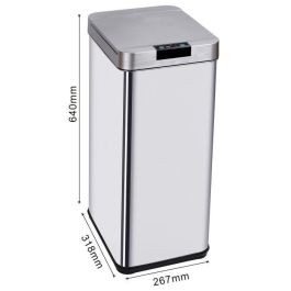 Bote de basura automático KITCHEN MOVE PARKSIDE - 50L - Acero inoxidable con fleje Bote de basura automático KITCHEN MOVE PARKSIDE - 50L - Acero inoxidable con fleje