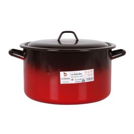 La Estrella Olla Recta con Tapa 28 cm - 9.7 L "Fuego" (4 Unidades)