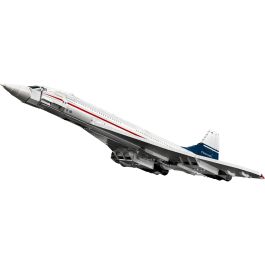 Lego AAAAN06836 Icons Concorde Kit de Construcción de Aviones para Adultos con Detalles Auténticos y 3 Modos