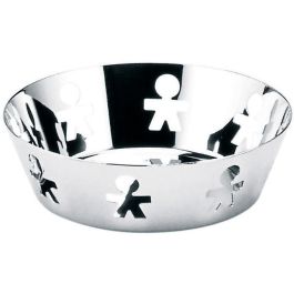Alessi AKK03 Cesto Redondo para Pan Acero Inoxidable 18/10 18cm Diseño Girotondo Precio: 44.5000006. SKU: B19L7P4RBV