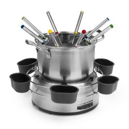 Set Fondue Familiar Princess 172680/ 8 Tenedores/ Aro para Salsa con 6 Cuencos