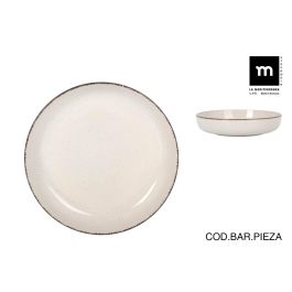 Bol Anllo Nordic Ivory Brillo 23 cm - Inde (6 Unidades) Bol Anllo Nordic Ivory Brillo 23 cm - Inde (6 Unidades)