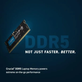 Crucial CT16G48C40S5 Memoria RAM DDR5 de 16GB, 4800MHz, CL40, para Portátil SO-DIMM