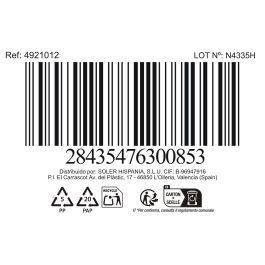 Inde Taza Jumbo 340 cc "Love&Peace" Ø8.5x10.2cm