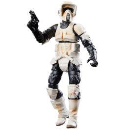 HASBRO Figura Star Wars The Mandalorian: Speeder Bike con Scout Trooper y Grogu 9cm con Accesorios