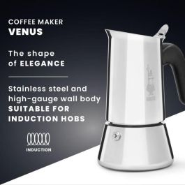 Bialetti 0007255/CNNP BIA8006363028929 Cafetera italiana de Acero Bialetti 0007255/CNNP BIA8006363028929 Cafetera italiana de Acero