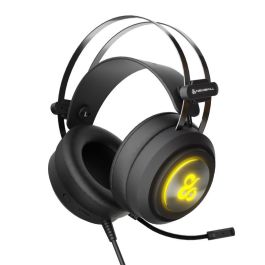 Newskill Drakain V2 Auriculares Gaming con RGB para PC, Consolas y Móviles, Micrófono Flexible, Conexión Jack 3.5mm y USB, Sonido Inmersivo