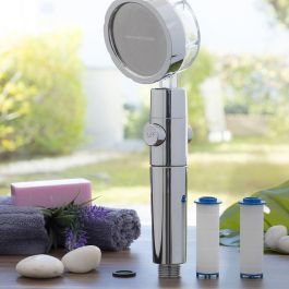 Ecoducha con Hélice de Presión y Filtro Purificador Heliwer InnovaGoods