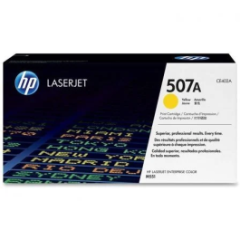 HP Cartucho Tóner Amarillo CE402A para Impresora LaserJet 507A Precio: 278.49999969. SKU: S55109969