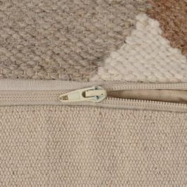 Puf Multicolor Lana-Algodón Decoración 80 X 80 X 40 cm