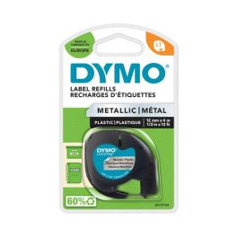 Cinta Laminada para Rotuladoras Dymo 91208 LetraTag® Negro Plata 12 mm (10 Unidades) Cinta Laminada para Rotuladoras Dymo 91208 LetraTag® Negro Plata 12 mm (10 Unidades)