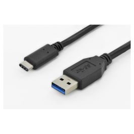 DIGITUS Cable USB 3.0 Tipo C a USB A Macho/Macho 1m Negro