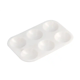 Liderpapel Paleta de Plástico Rectangular para Pintura con 6 Huecos 12.5x8.7 cm Precio: 1.1374. SKU: B1HWHVMREL