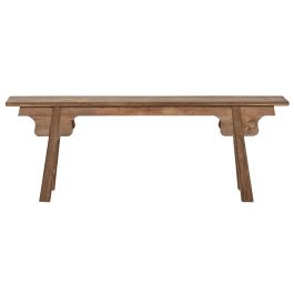 DKD Home Decor Banco Indonesia 1c24 Teca Reciclada Natural 18 x 50 x 140 cm