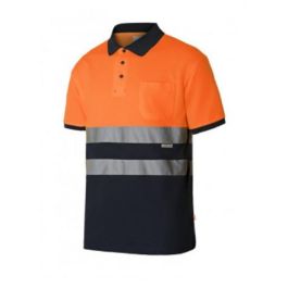 Velilla 305513 Polo Alta Visibilidad Bicolor Manga Corta para Trabajo 55% Algodón, con Cintas Reflectantes y Bolsillo, Tallas S-5XL Precio: 18.79000046. SKU: B1G7XC9DEX