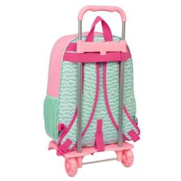Safta 180+carro 905 Mochila escolar con carro Stitch "Ice Cream" 33x42x14 cm