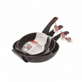 Pack 3 Sartenes Jata Hogar SF3 Tacana/ Ø18cm/ Ø22cm/ Ø26cm/ Aluminio forjado/ Aptas para Inducción Pack 3 Sartenes Jata Hogar SF3 Tacana/ Ø18cm/ Ø22cm/ Ø26cm/ Aluminio forjado/ Aptas para Inducción